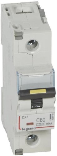 Выключатель автоматический Legrand DX3-E 10000 1п 80А C 16кА картинка